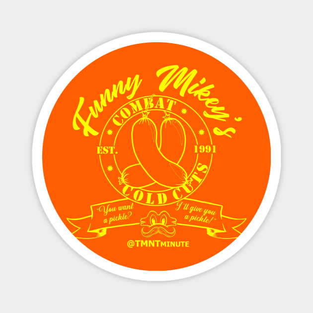 Funny Mikey's Combat Cold Cuts Magnet by Dueling Genre